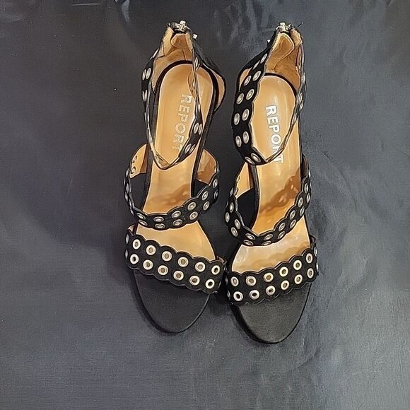 REPORT WOMEN"S APOLLO SANDAL STILETTOS OPEN-TOE HEEL - Picture 3 of 15